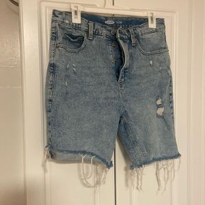 Super High Waisted Jean Shorts